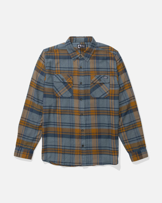 Salty Crew DAYBREAK FLANNEL - Washed Green