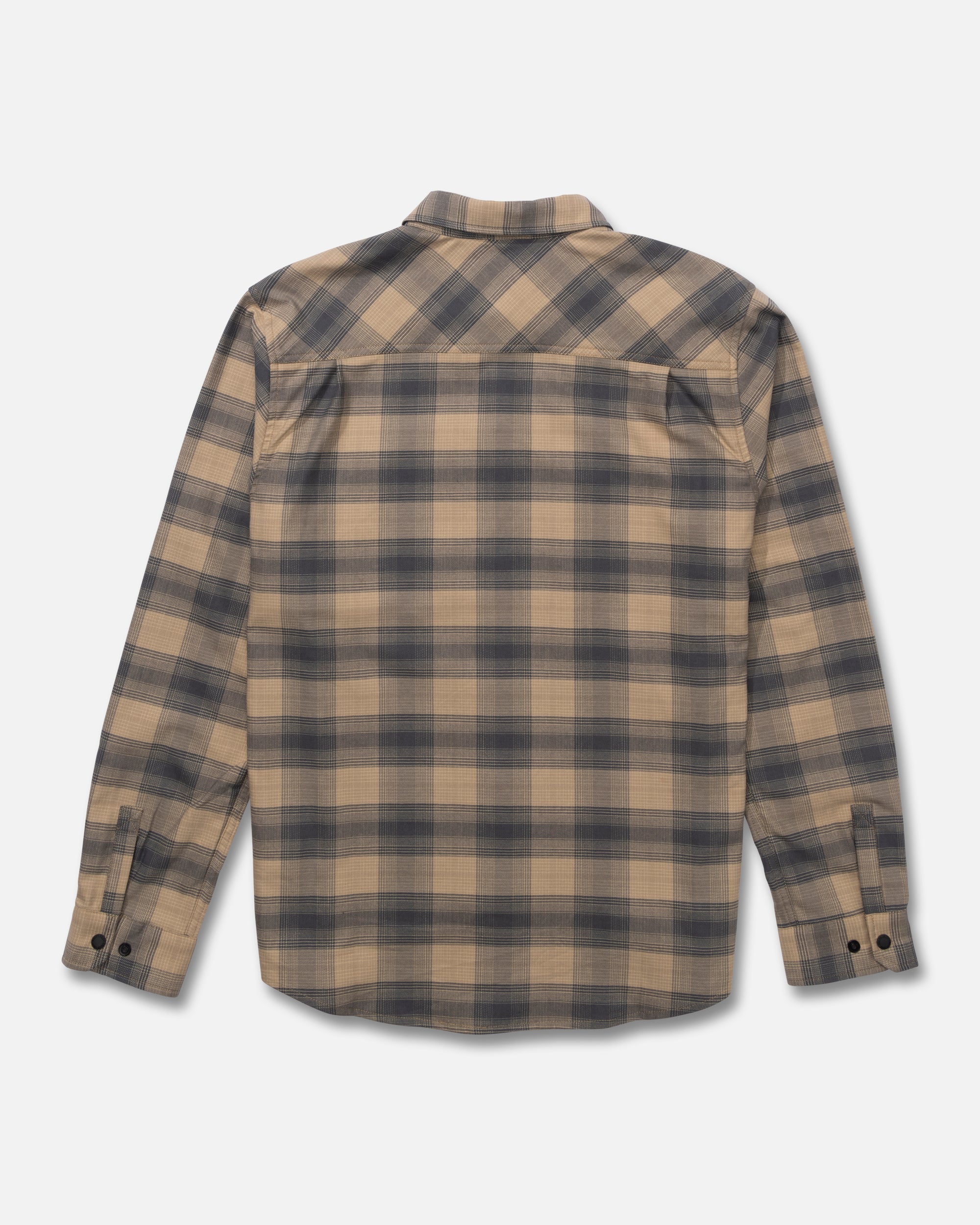 Salty Crew FATHOM LS TECH FLANNEL - Khaki