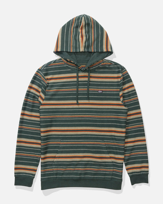 Salty Crew CREWSER FLEECE HOOD - Washed Green
