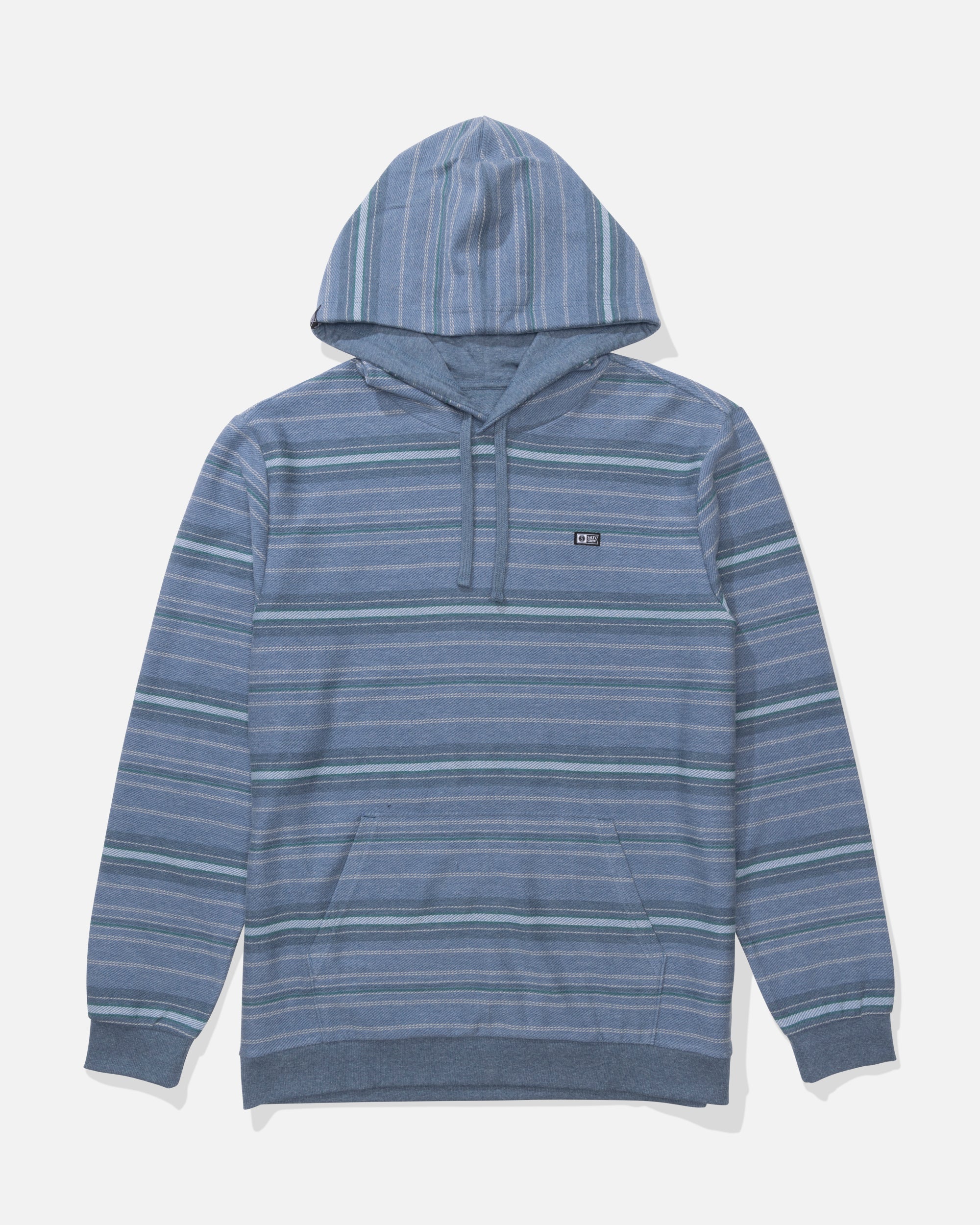 Salty Crew CREWSER FLEECE HOOD - Mid Blue