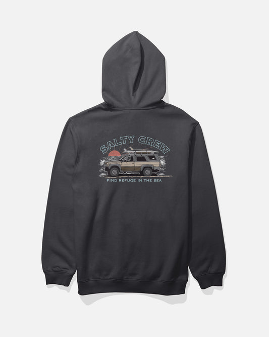 Salty Crew GET READY FLEECE - BLACK