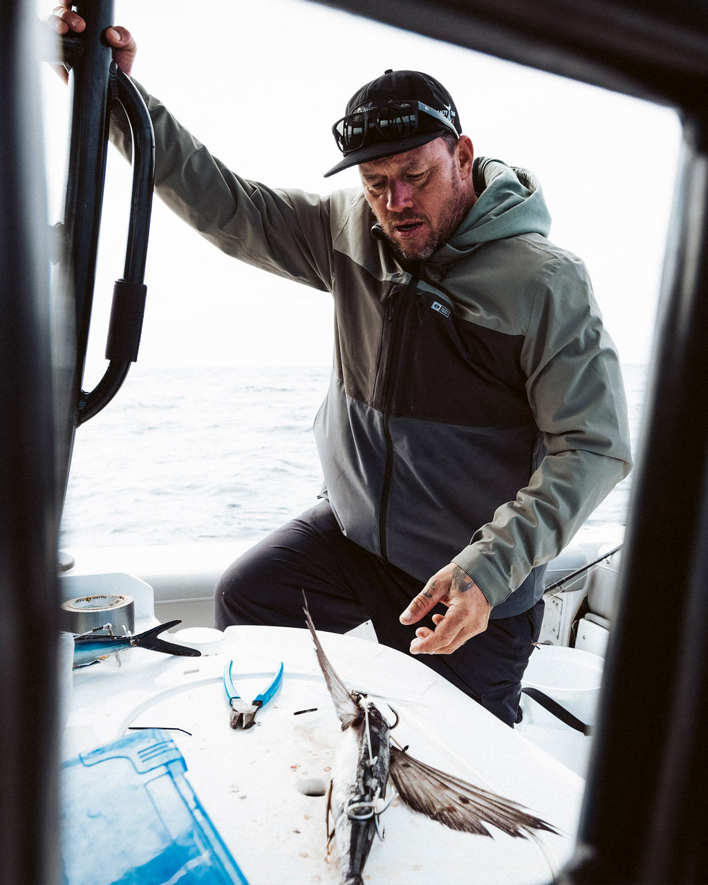 Salty Crew LONG RANGE JACKET - Iron