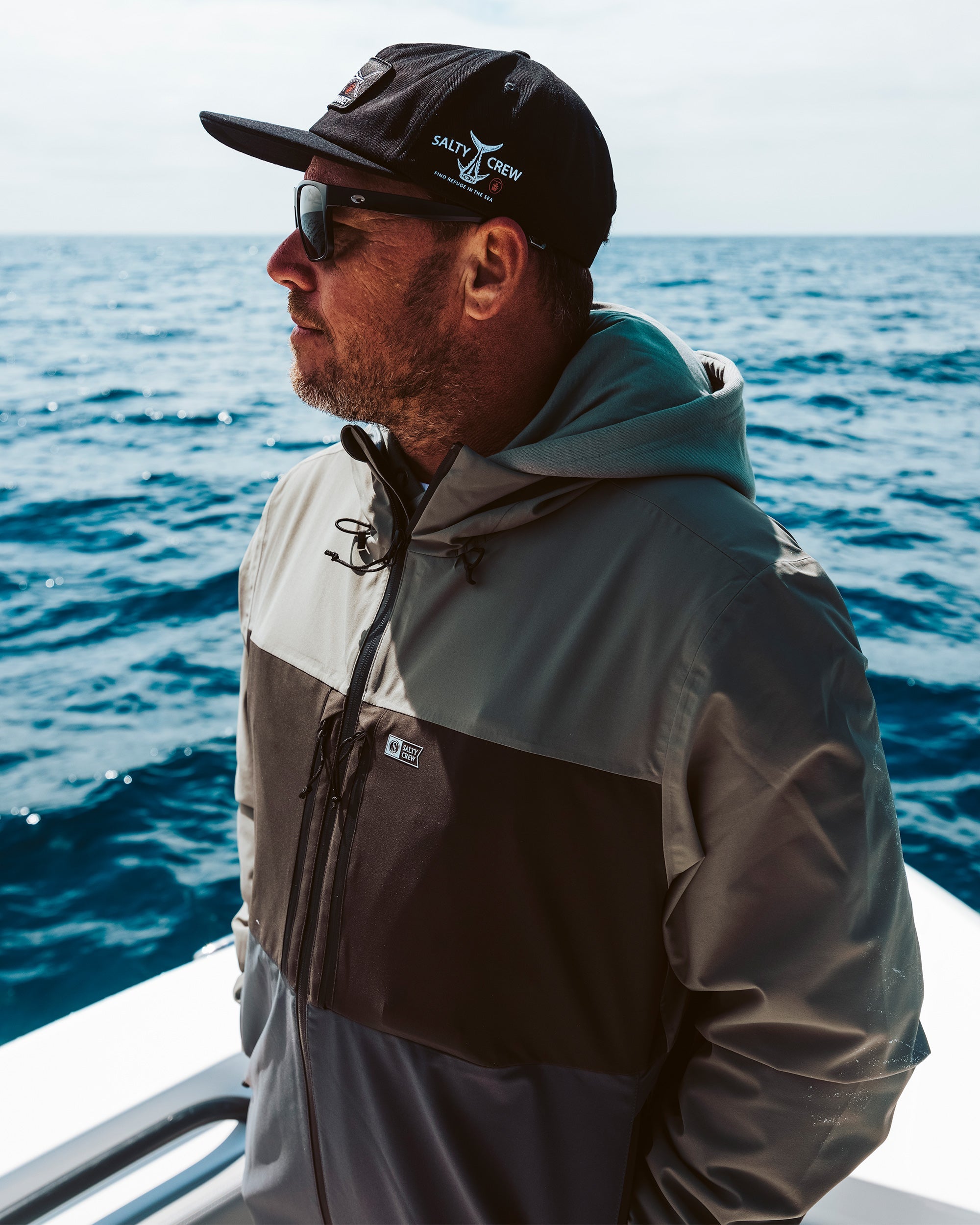 Salty Crew LONG RANGE JACKET - Iron