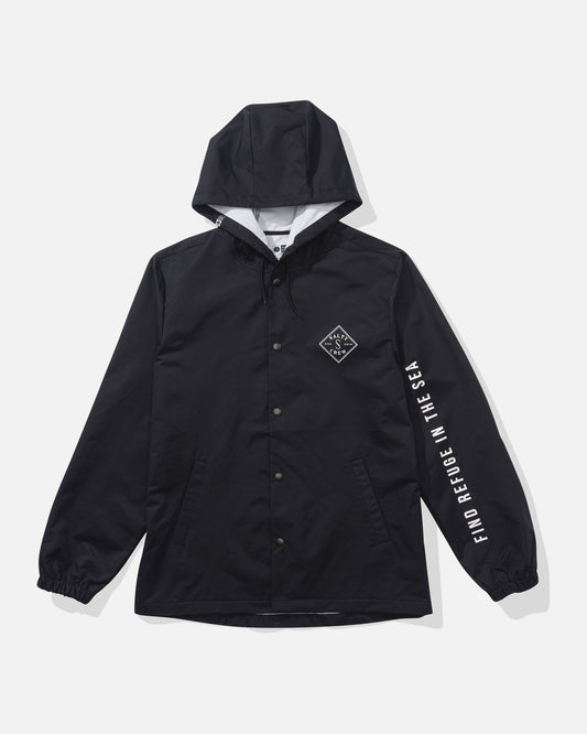 Salty Crew TIPPET SNAPPER JACKET - Black