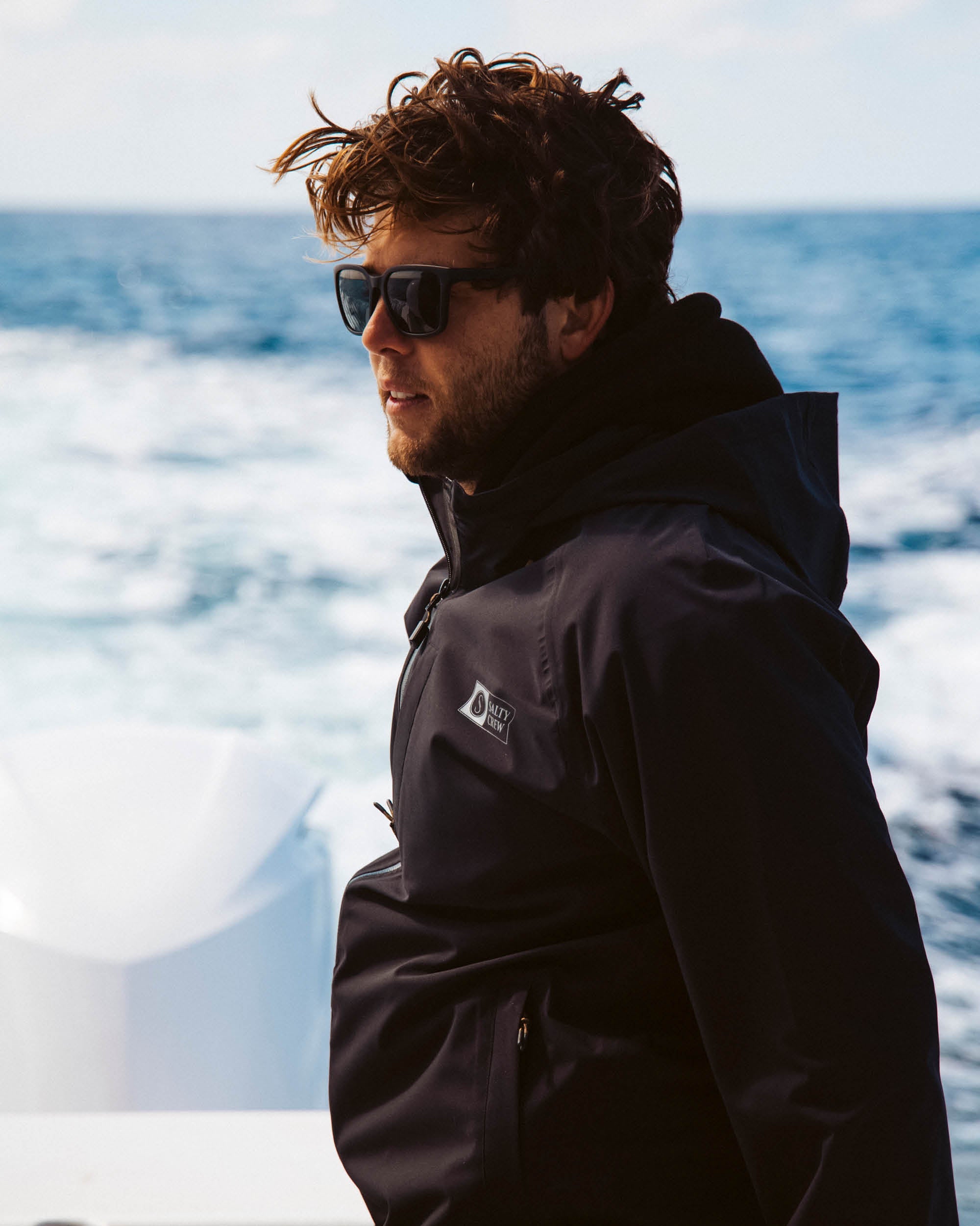 Salty Crew LONG RANGE JACKET - Black