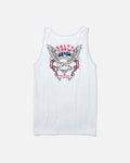 Salty Crew AMERICAN TALON TANK - White