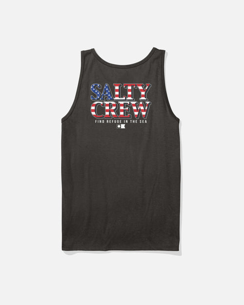 Salty Crew AMERICA OPTIC TANK - BLACK