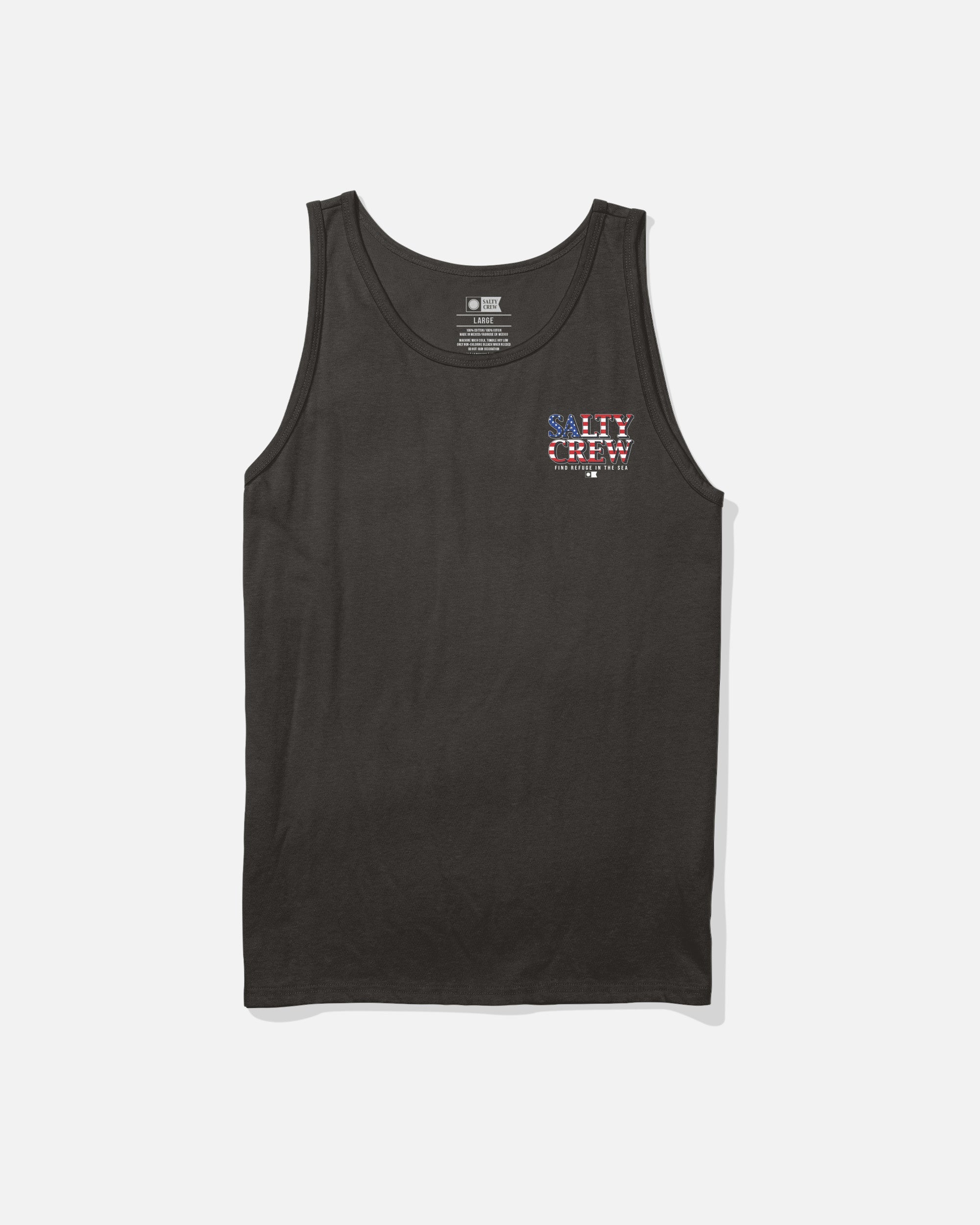 Salty Crew AMERICA OPTIC TANK - BLACK