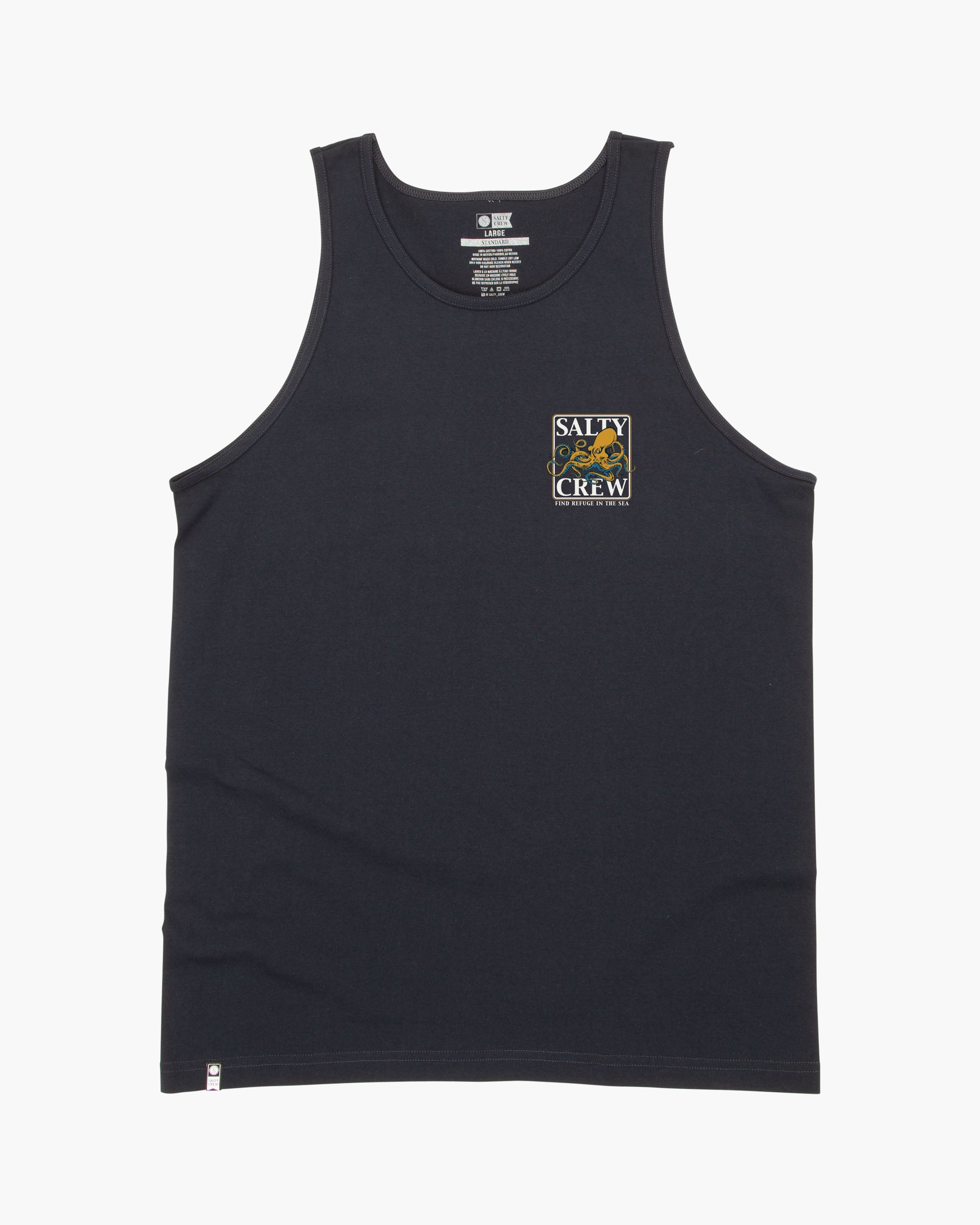 Salty Crew INK SLINGER TANK - BLACK