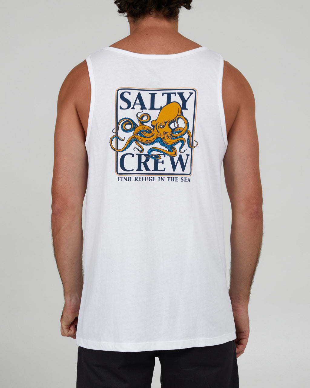 Salty Crew INK SLINGER TANK - White