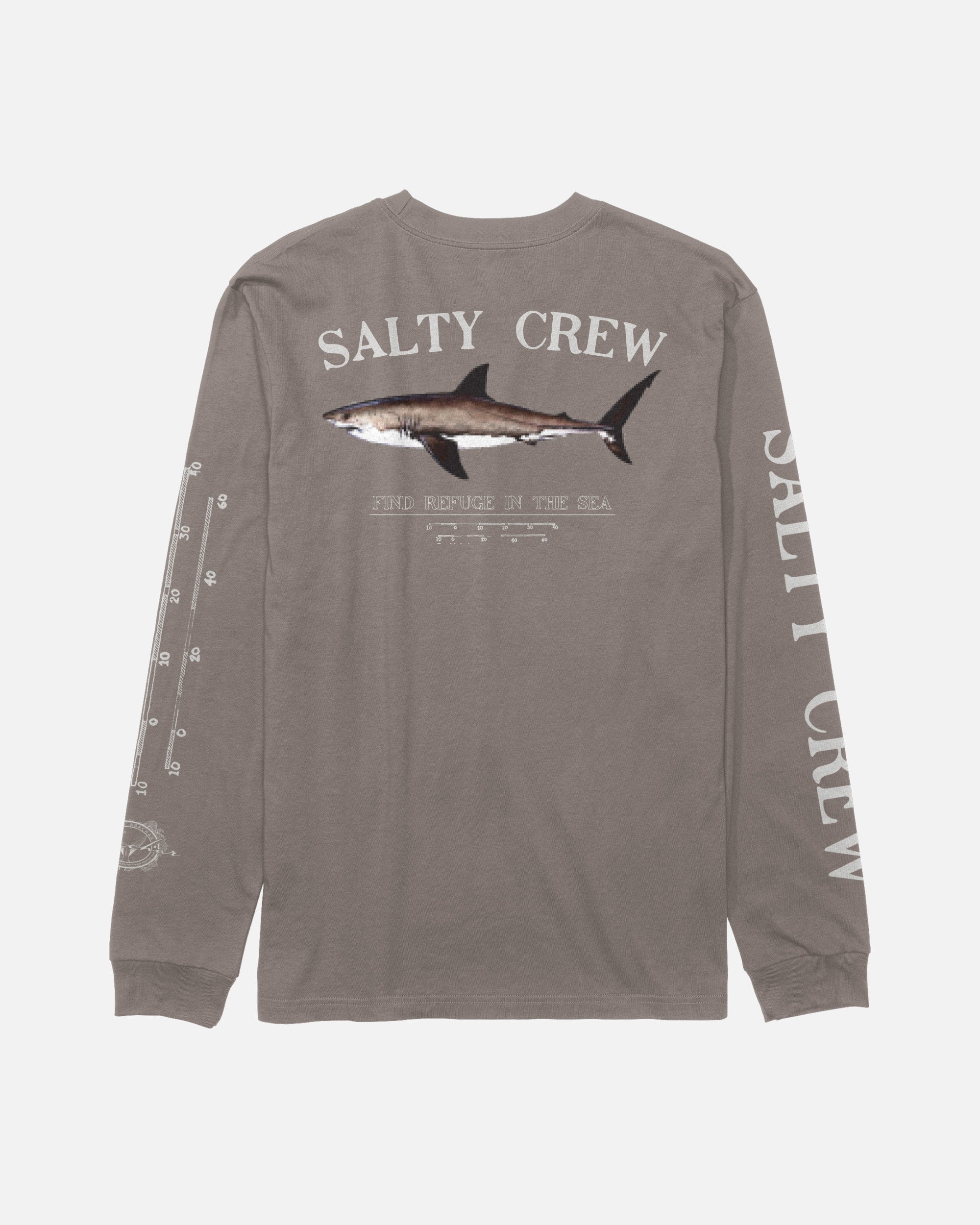 Salty Crew BRUCE LS TEE - Cinder