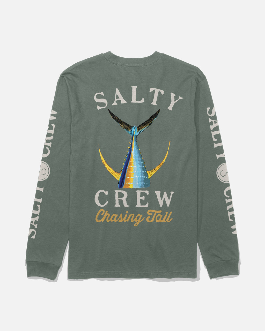 Salty Crew TAILED LS TEE - Laurel Wreath
