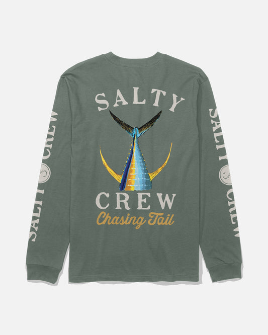 Salty Crew TAILED LS TEE - Laurel Wreath