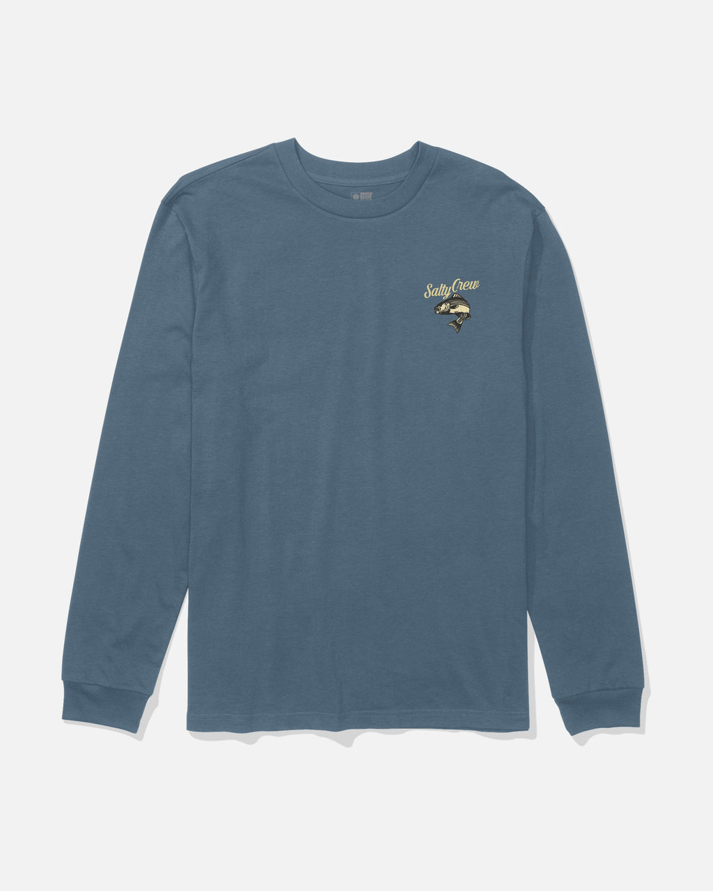 Salty Crew STRIPED LS TEE - Slate