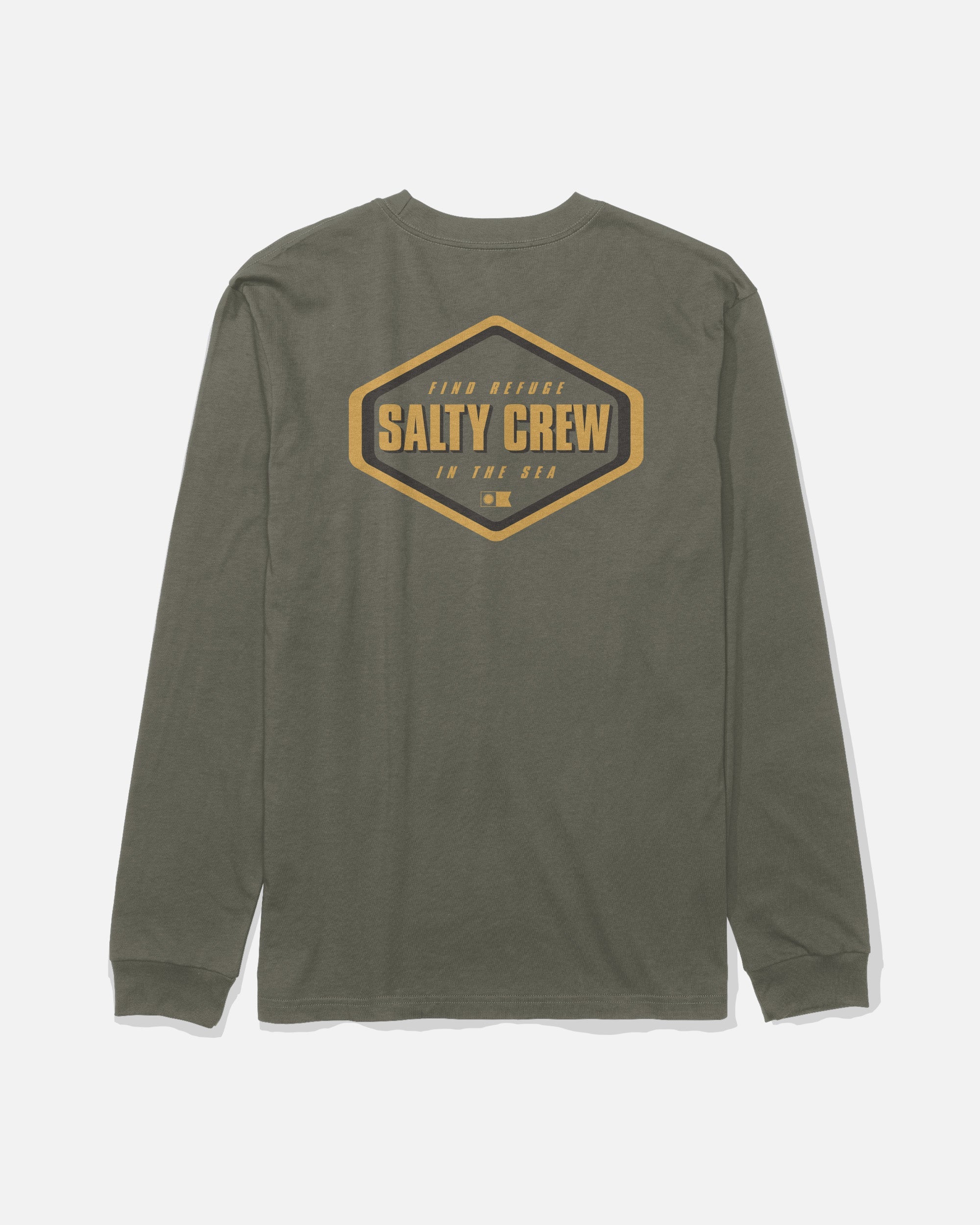 Salty Crew SHAPELY LS TEE - Dusty Olive