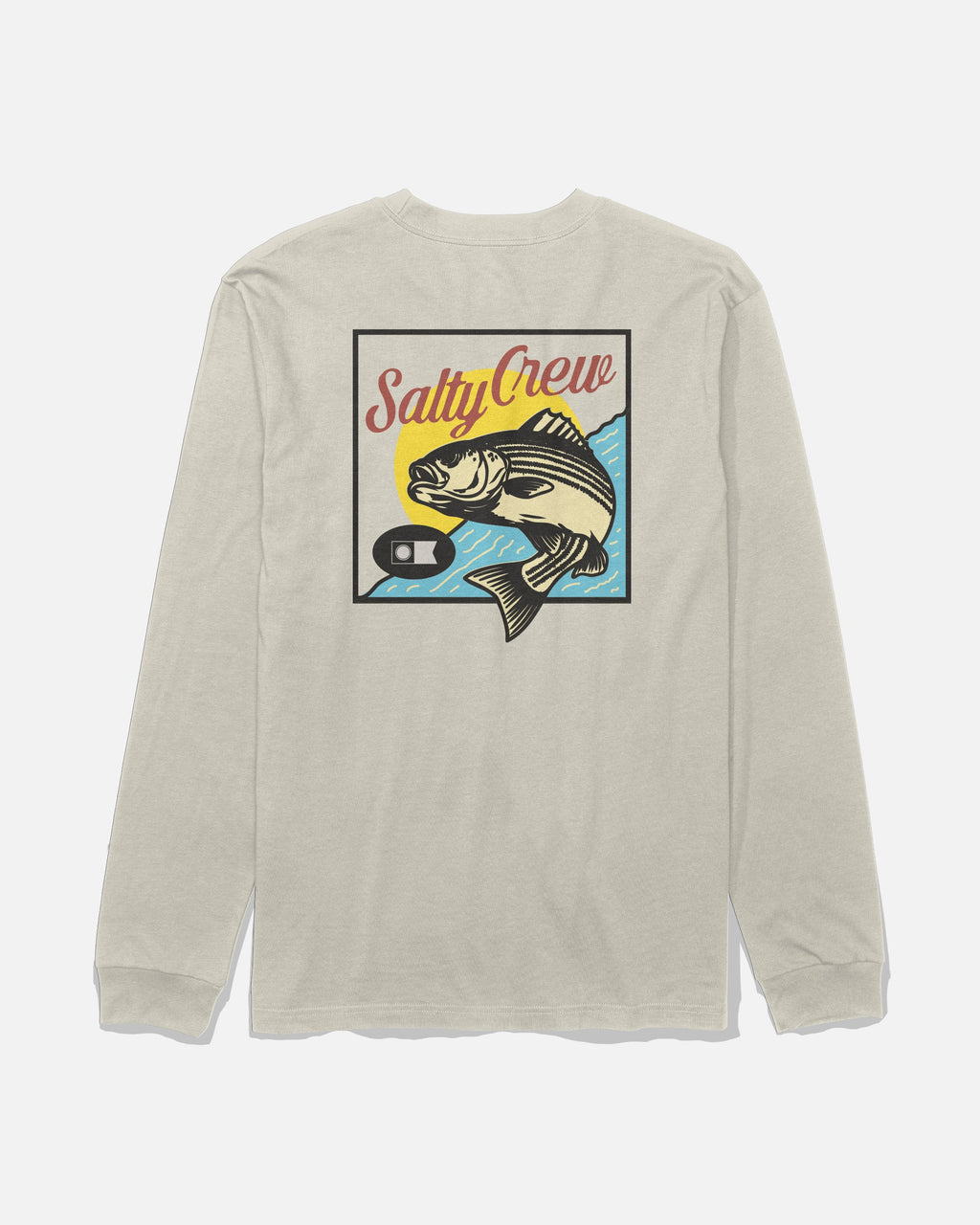 Salty Crew STRIPED LS TEE - Bone