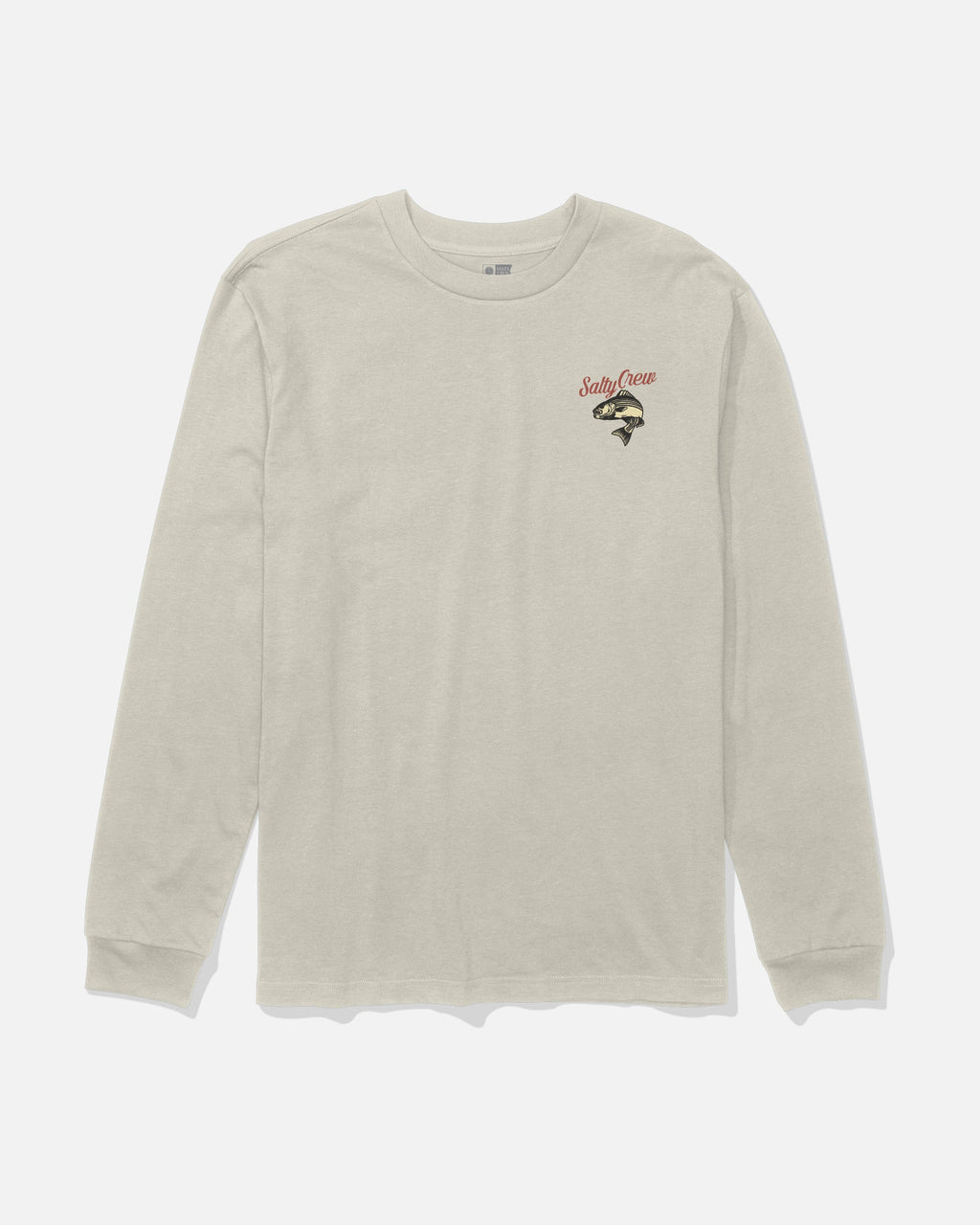 Salty Crew STRIPED LS TEE - Bone