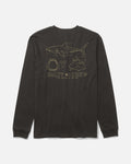 Salty Crew GREAT WHITE LS TEE - BLACK