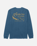 Salty Crew KELP CONTROL LS TEE - Cast Blue