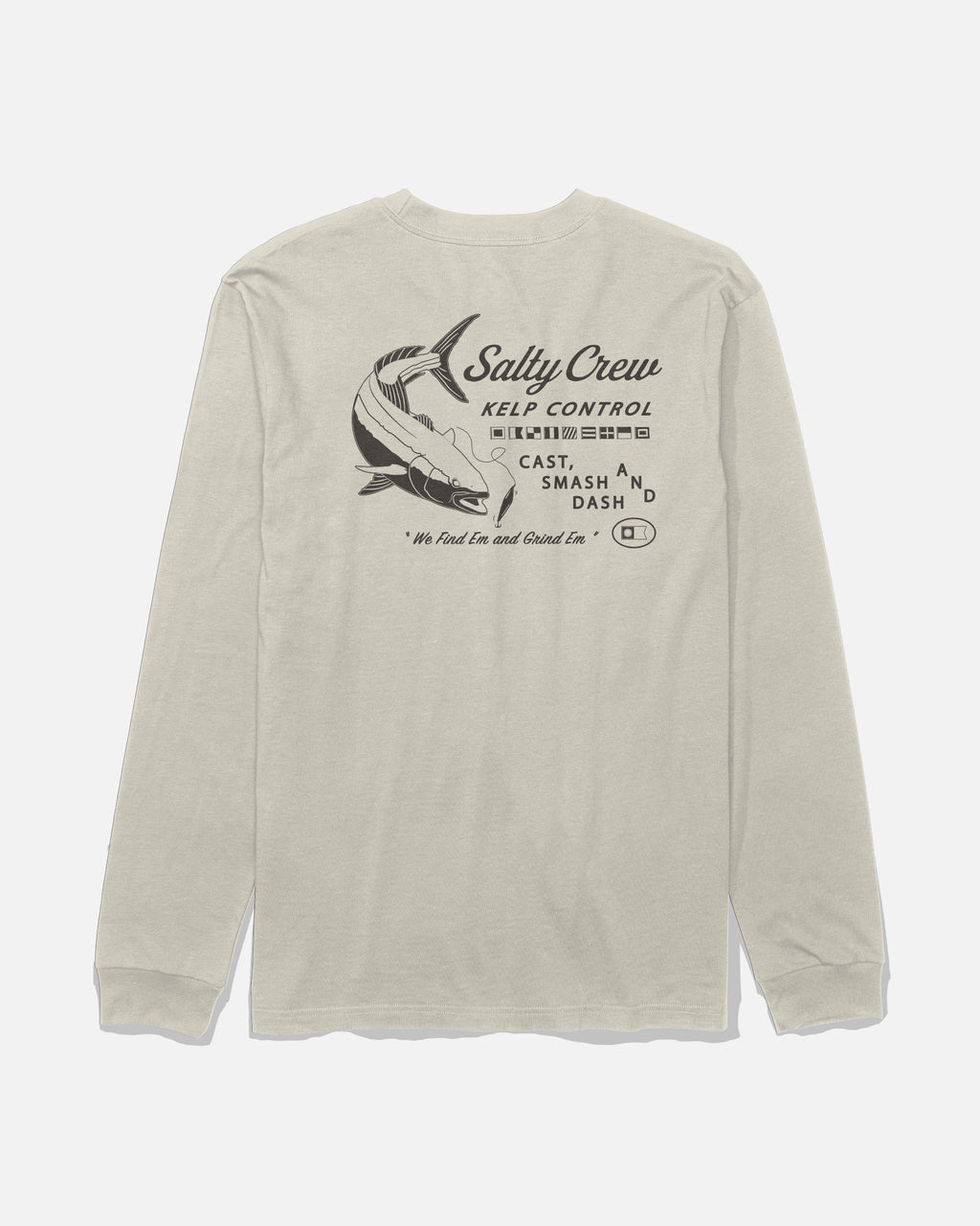 Salty Crew KELP CONTROL LS TEE - Bone