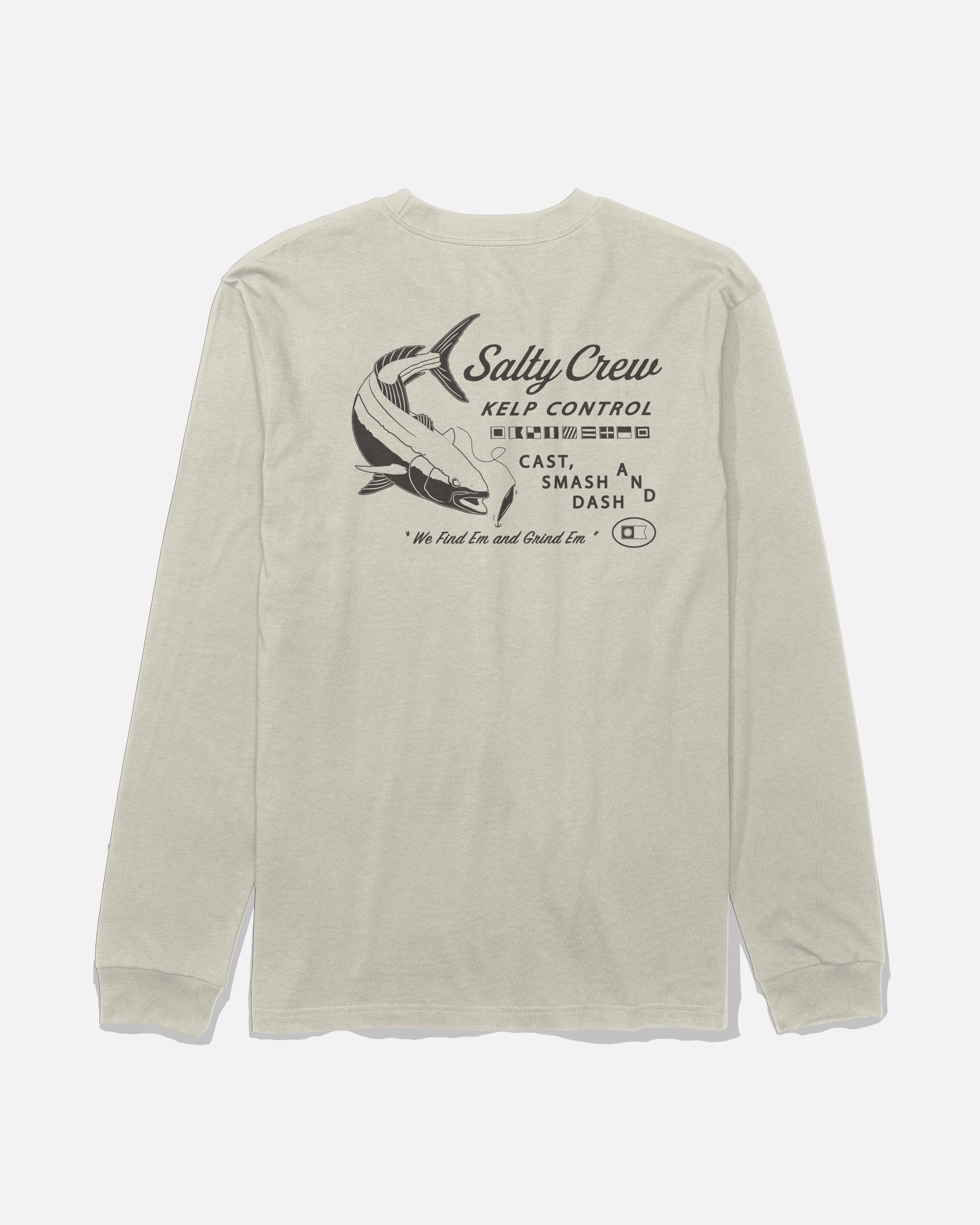 Salty Crew KELP CONTROL LS TEE - Bone