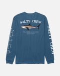 Salty Crew BRUCE LS TEE - Cast Blue
