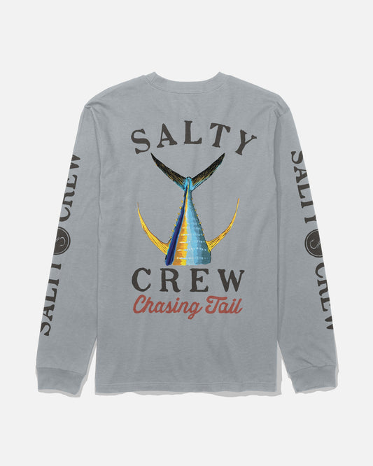 Salty Crew TAILED LS TEE - Quarry