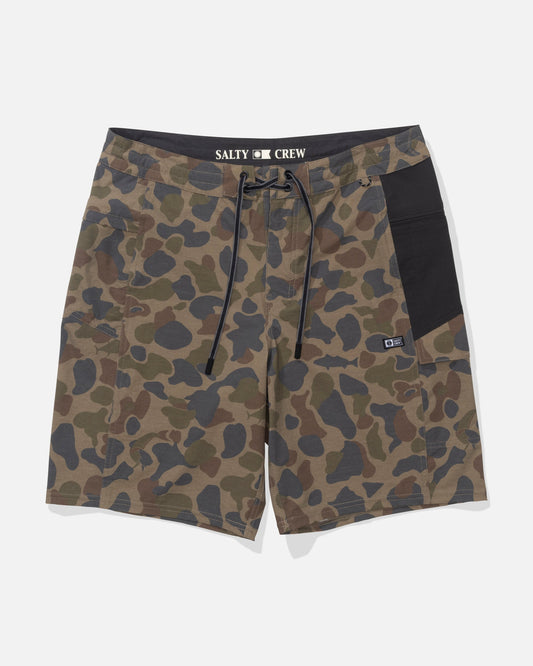 Salty Crew FLAGSHIP BOATSHORT - Sand Camo
