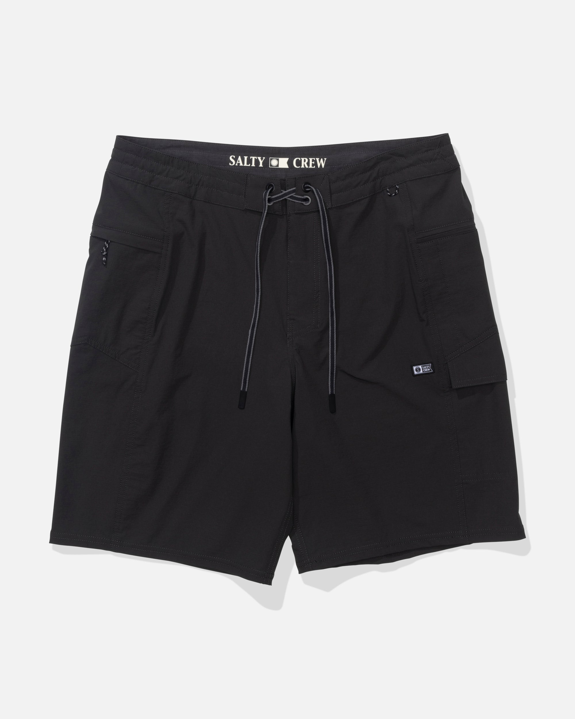 Salty Crew FLAGSHIP BOATSHORT - Matte Black