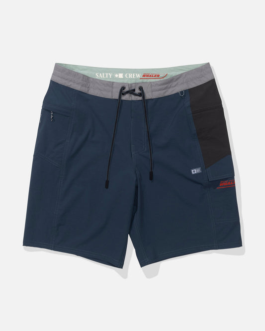 Salty Crew WHALER FLAGSHIP BOATSHORT - Dark Navy