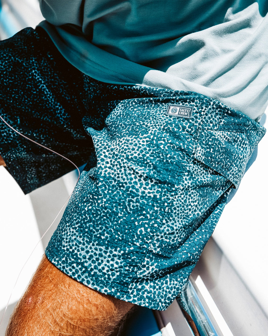 Salty Crew FLAGSHIP BOATSHORT - Oceanic
