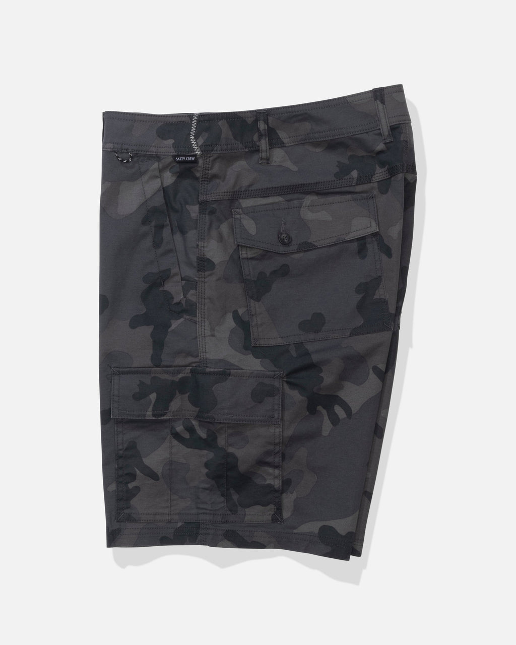 Salty Crew TRANSOM CARGO SHORT - Black Camo