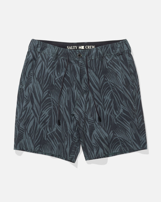 Salty Crew TRANSOM OVERDYE SHORT - Washed Green
