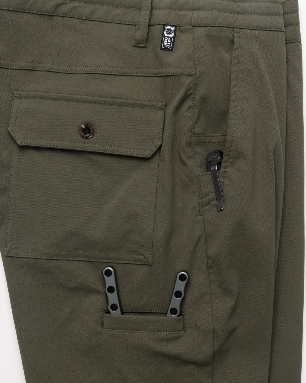 Salty Crew TRANSOM TECH PANTS - Dusty Olive