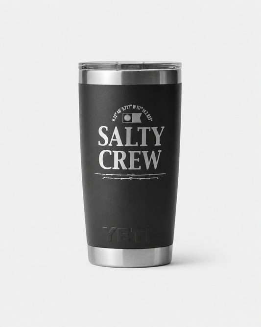Salty Crew YETI SALTY CREW TUMBLER 20 OZ - Black