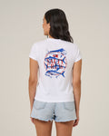 Salty Crew OVERLAY MODERN TEE - White