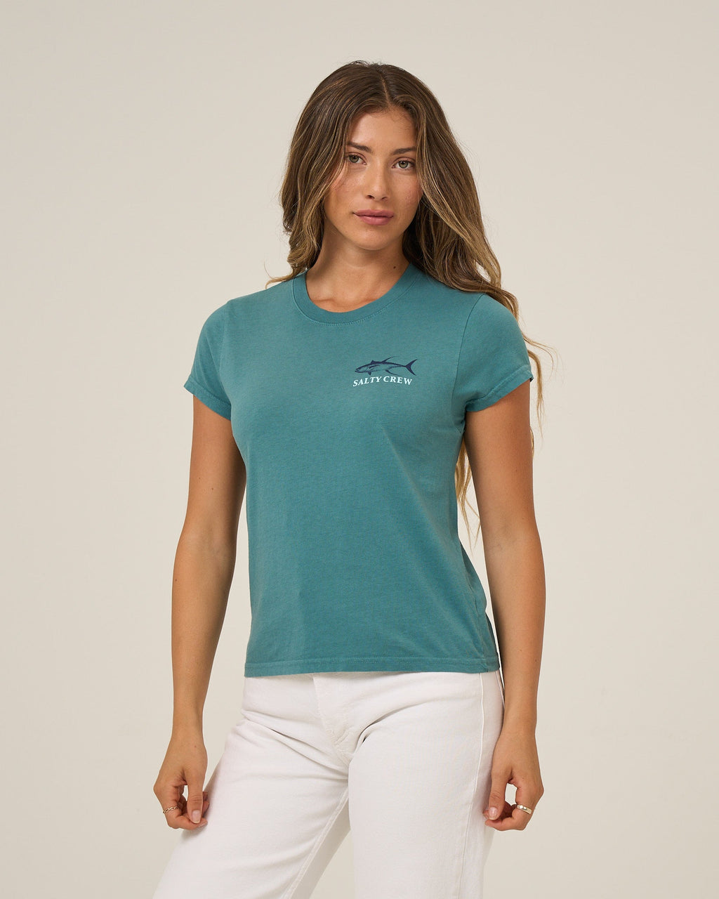 Salty Crew OVERLAY MODERN TEE - Teal
