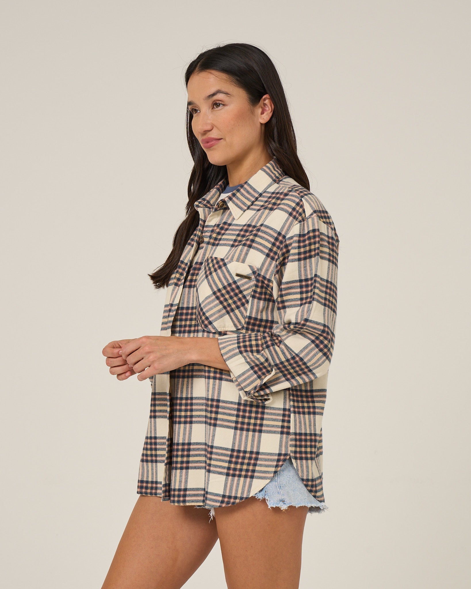 Salty Crew OUT WEST FLANNEL - Birch