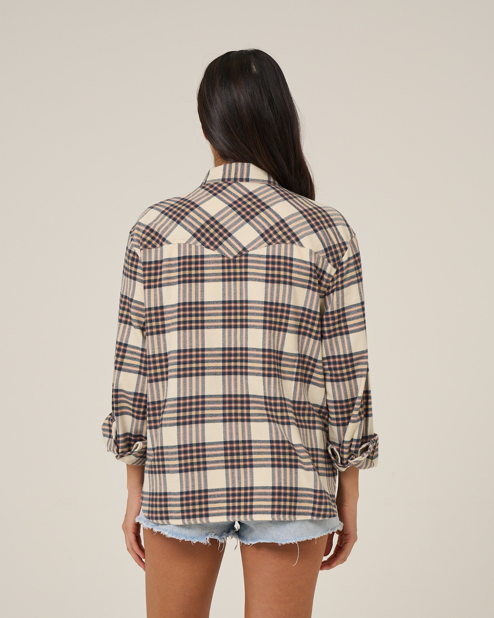 Salty Crew OUT WEST FLANNEL - Birch
