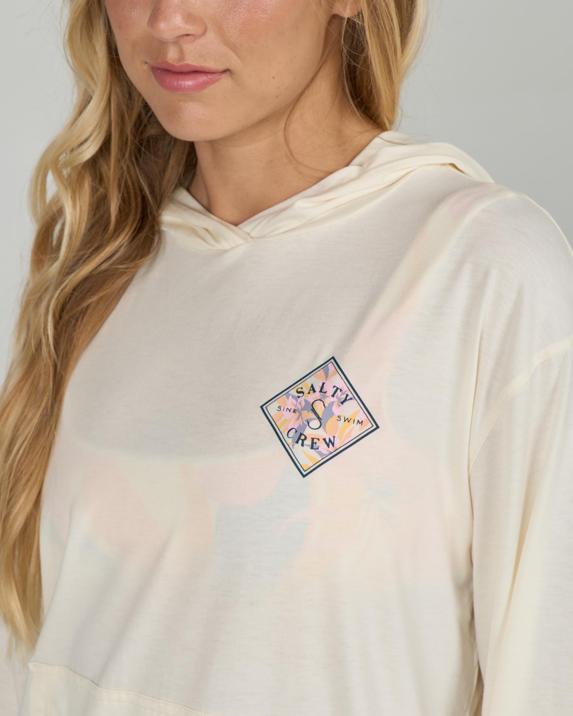 Salty Crew TIPPET FILL TECH HOODY - Off White