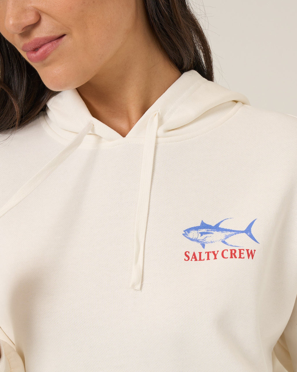 Salty Crew OVERLAY HOODIE - Off White