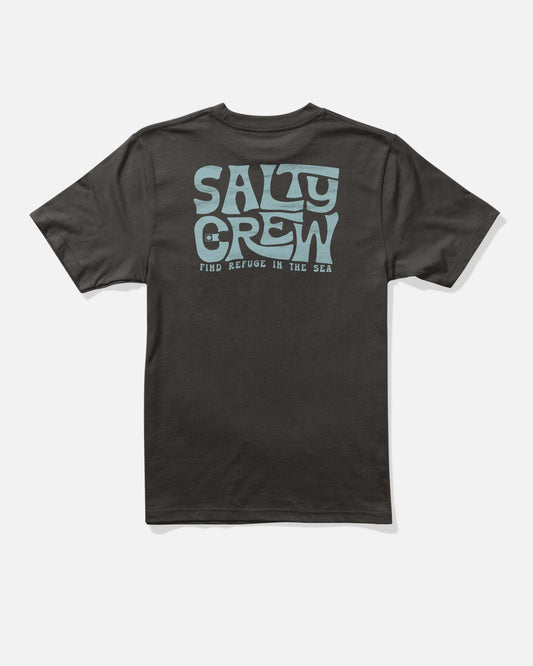 Salty Crew FREESTYLE BOYS SS TEE - BLACK