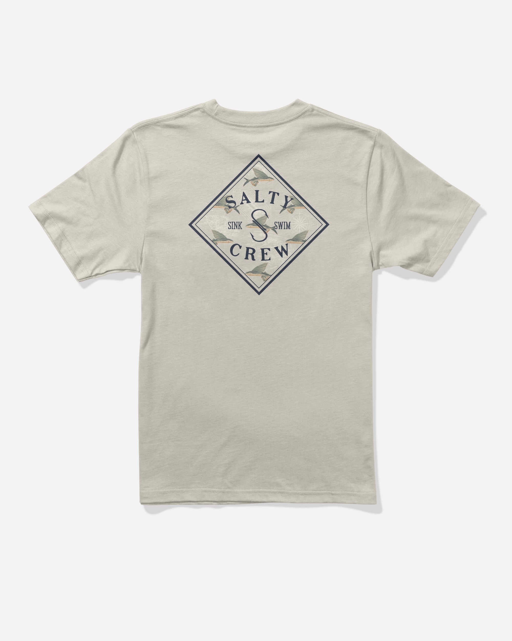 Salty Crew TIPPET FILL BOYS SS TEE - Bone