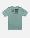 Salty Crew FLAGSHIP BOYS SS TEE - Mackerel