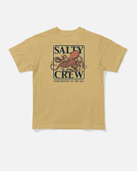Salty Crew INK SLINGER TODDLER SS TEE - Mineral Yellow