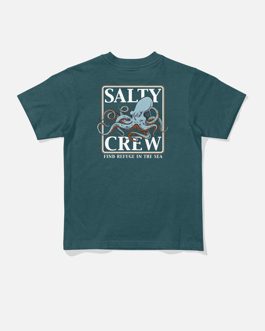 Salty Crew INK SLINGER TODDLER SS TEE - Atlantic Blue