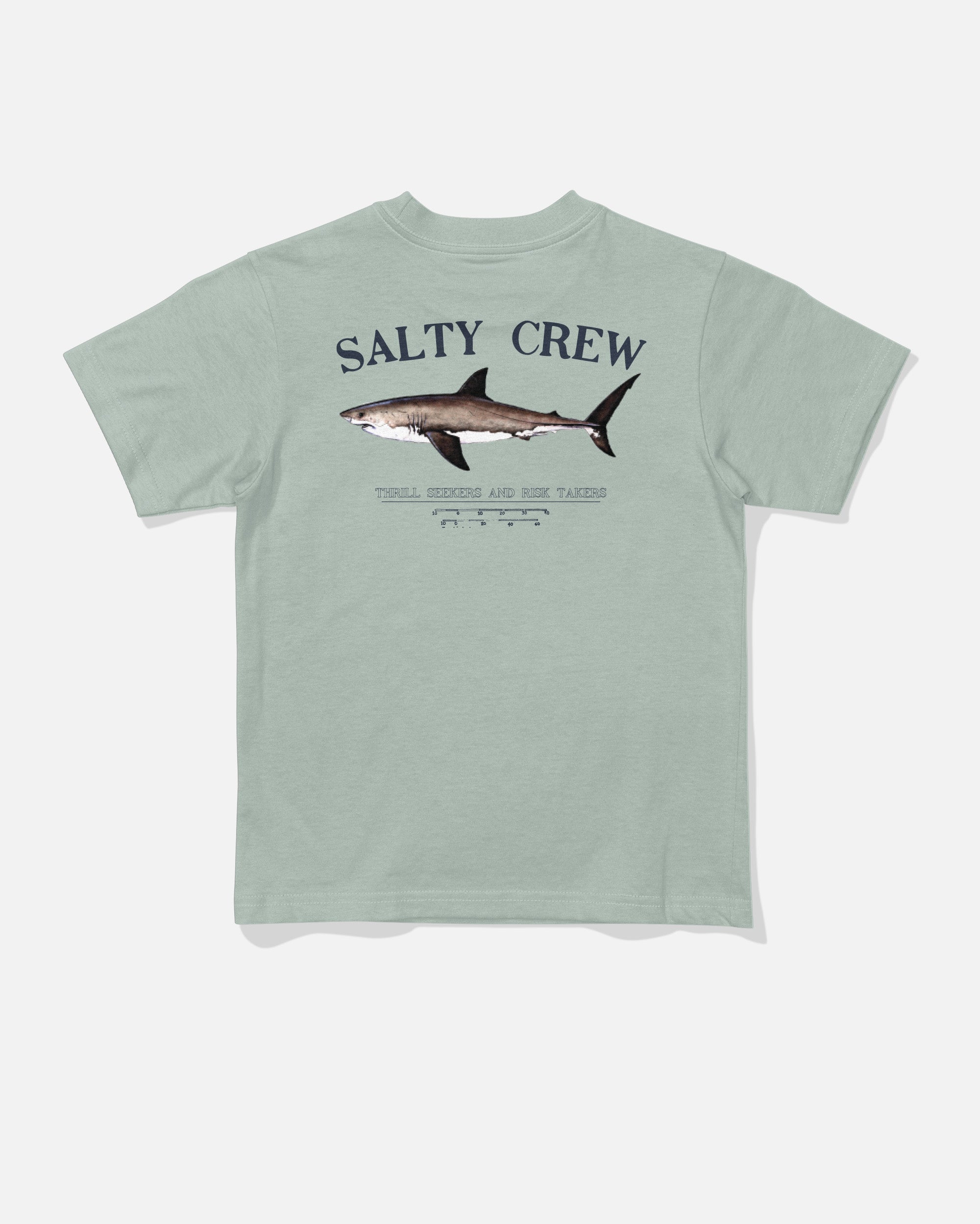 Salty Crew BRUCE TODDLER SS TEE - Aqua Grey