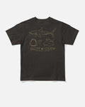 Salty Crew GREAT WHITE TDDLR SS TEE - BLACK