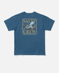 Salty Crew INK SLINGER TODDLER SS TEE - Cast Blue