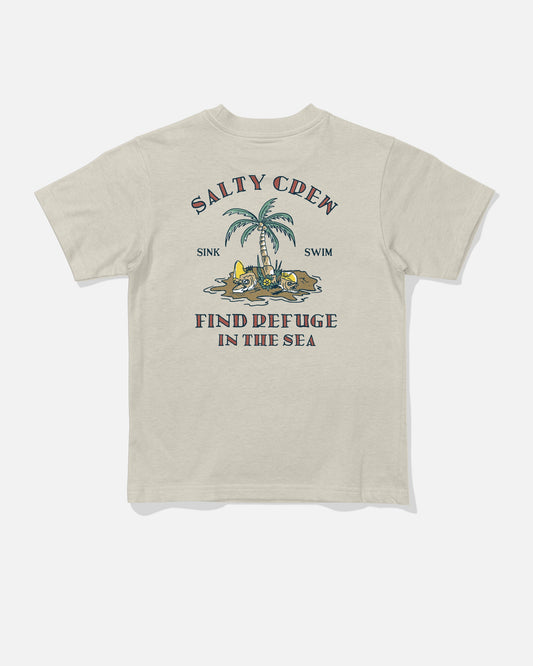 Salty Crew DESERTED TODDLER SS TEE - Bone